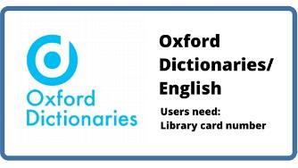 Link to Oxford Dictionaries